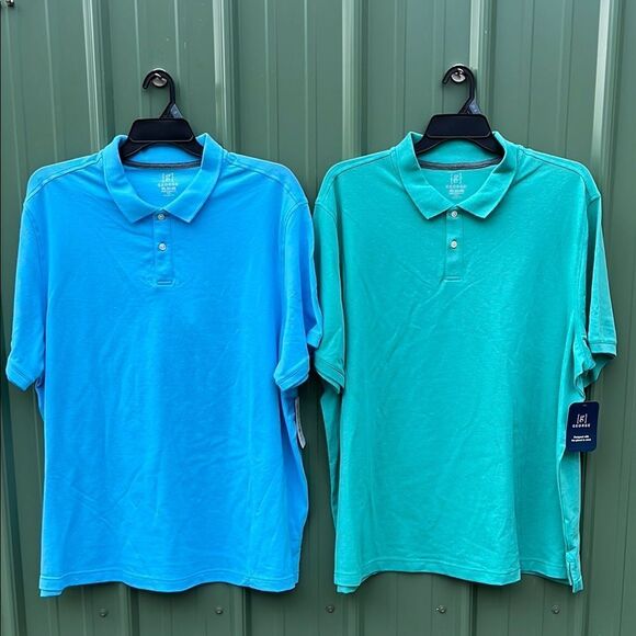 George Other - Men’s Pique Polo Short Sleeve Shirts 2-Pack Size 3XL